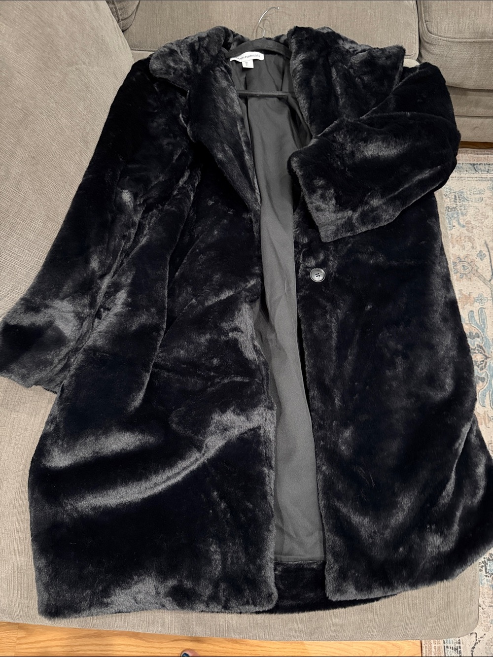Black Faux Fur Coat - Women's Luxury Winter Coat